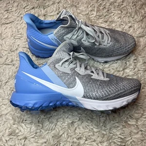 Nike Air Zoom Infinity Tour Flyknit Golf Shoes UNC CZ8301-002 Mens Size 9.5 Wide - Picture 1 of 5