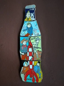1 COCA COLA  TIM UND STRUPPI PUZZLE PIN FLASCHE - Bild 1 von 3