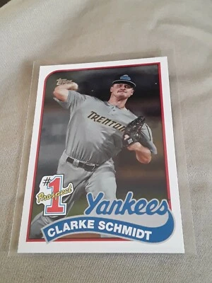 Clarke Schmidt SP Number One Drafted New York Yankees 2020 Topps rookie - Image 1 of 2