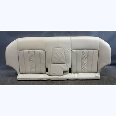 2017-2023 BMW G30 5-Series Sedan Rear Seat Bottom Cushion Ivory White Nappa OEM — 第 1/4 张图片