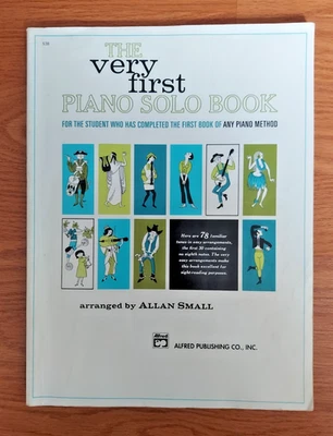Libro solo para piano The Very First arreglado por Allan Small muy buen estado Foto 1 de 4