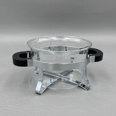 Azúcarero de vidrio clásico vintage Bodum Chambord repuesto plateado inoxidable [A] Foto 1 de 4