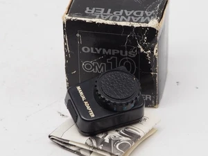 Olympus OM10 Quartz Black adattatore manuale, SCATOLA adatto per fotocamera reflex OM 10 35mm - Foto 1 di 13