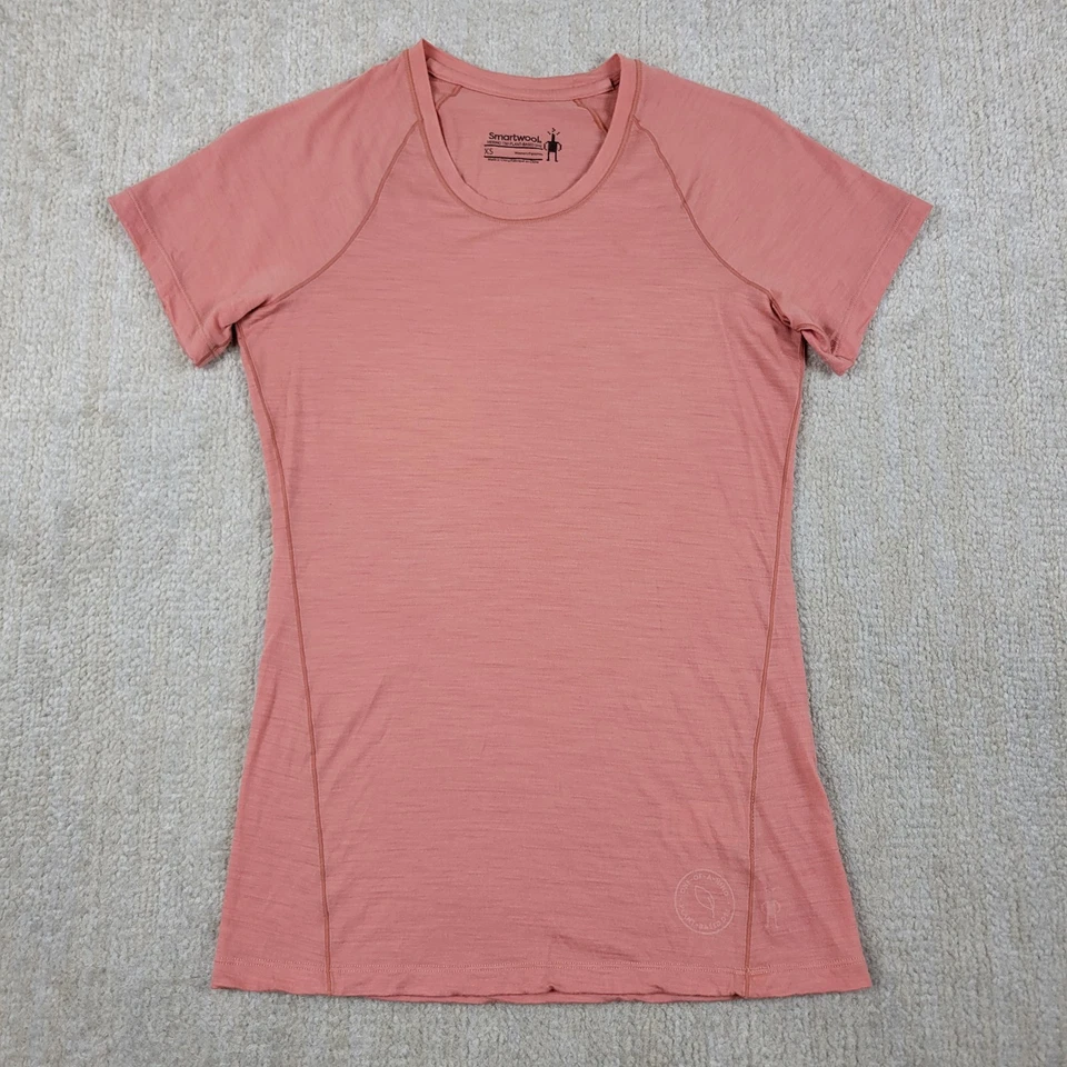 Smartwool Merino 150 Round Neck Top Tee Womens Size XS Red Short Sleeve - Image 1 of 4