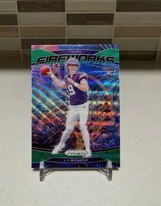 J.J. McCarthy 2024 Panini Prizm Fireworks Rookie No Huddle Minnesota Vikings - Picture 1 of 2