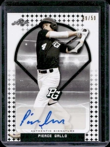 Pierce Gallo 2018 Leaf Perfect Game National Showcase Black Auto /50 - Bild 1 von 2