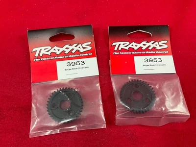 2 Traxxas 36T 1.0 METRIC  Pitch Spur Gears  REVO SLAYER TRA3953 3953 new nip - Image 1 of 2