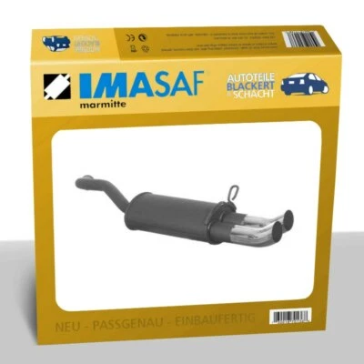 IMASAF Auspuff Sportauspuff für Renault 19 I+II Chamade 1.8 16V 2x76mm DTM - Bild 1 von 2