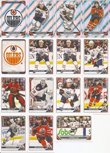 2019-20 Topps Edmonton Oilers NHL Sticker Collection Complete Team Set (19) - Picture 1 of 1