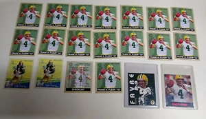 Brett Favre 1996 1997 Fleer Goudey Lot 20 Promo Heads Up Gridiron Greats 4 105 + - Picture 1 of 2