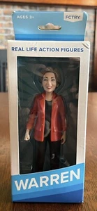 Elizabeth Warren Action Figure 2018 FCTRY Real Life Action Figures FGWAR01 NIP - Picture 1 of 7