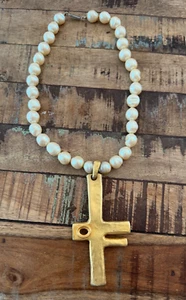 Collana di perle Kenneth Lane vintage - Foto 1 di 7