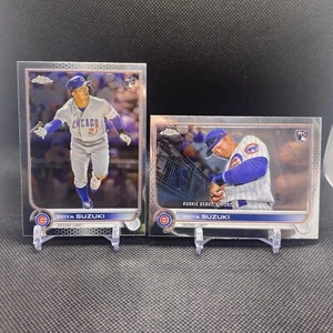 SEIYA SUZUKI⭐️2-KARTEN ROOKIE SET 2022 Topps Chrom Update CUBS - Bild 1 von 1