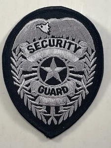SECURITY GUARD Embroidered Patches 2.75" x 3.75" iron-on - Picture 1 of 1