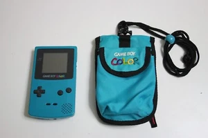 Sistema portátil Nintendo Game Boy color - azul verdoso de Japón CGB-001 muy bueno - Imagen 1 de 16