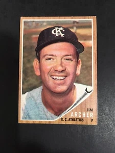 1962 TOPPS JIM ARCHER, #433, (Lite Crease) Free Shipping On 3! DOLLAR DEALS!! - Picture 1 of 2