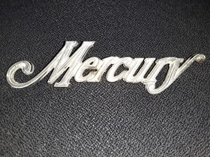 VTG. MERCURY  EMBLEM SCRIPT D54B-6642550-AA OEM - Picture 1 of 4