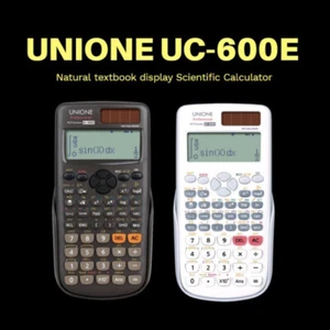 Calculadora Científica UNIONE UC-600E FN 417 2 vías pantalla de libro de texto solar - Imagen 1 de 3