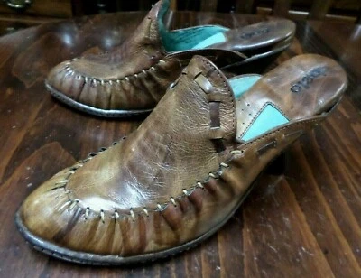  BOLO ALPENA BL6215 Cuero Marrón Diseñador COMODIDAD Tacones Mules 6 EUR 36,5 Foto 1 de 4