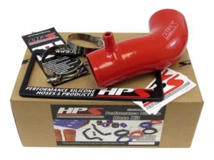 HPS Performance RED Silicone Post MAF Air Intake Tube for Honda 12-14 Civic Si - Picture 1 of 5