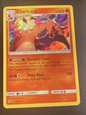 Charizard - Dragon Majesty - 3/70 - Holo Foil Rare - Pokemon Card - Near Mint - Image 1 of 3