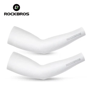 ROCKBROS Summer Arm Cover Outdoor Sports Cooling UV Protection Cycling Sleeves - Picture 1 of 16