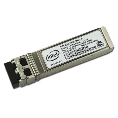 Intel FTLX8571D3BCV-IT E10GSFPSR 10G SFP+ SR For X520-DA2/X710-DA2/X710-DA4 - Image 1 of 4