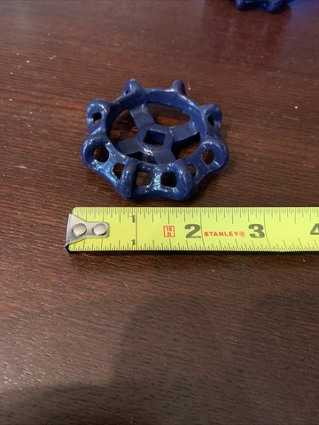 💥(1) - 2.5 Inch - 3/8 ID Valve Handle Water Spigot Farmhouse Industrial Steam💥 Cover