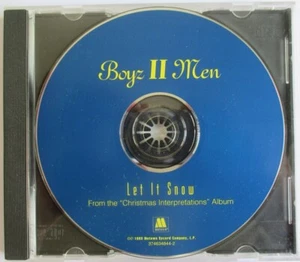 Boyz II Men - Rare 3 Tracks U. K. Promo CD " Let It Snow " - Foto 1 di 2