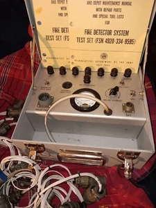 VIintage U.S. Navy & AIir Force Fire Detector Sysrem With Manuals Mint Condition - Picture 1 of 7