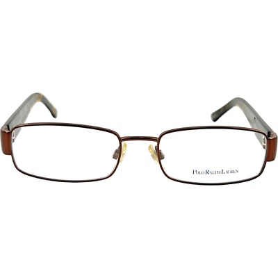 Marco de gafas de metal para hombre Polo Ralph Lauren 1069 9013 marrón 53-18 Italia Foto 1 de 4