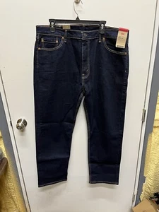Levi's 505 Jeans Herren Größe 40 x 30 dunkle Waschung normale Passform Stretch Denim klassisch - Bild 1 von 9