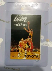 1978-79 Los Angeles Lakers Pocket Schedule Kareem Abdul-Jabbar Cover - Picture 1 of 2