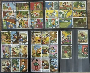 Disney Stamps. 40 Pieces. United Arab Emirates. With Gum And Stamped. MNH ** - Picture 1 of 1
