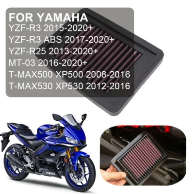可水洗进气过滤器清洁剂适用于雅马哈 YZF R3 2015 - 2021 MT-03 T-MAX500 — 第 1/4 张图片