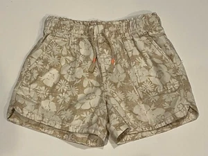 Girls Gap Kids Lightweight Floral Shorts With Drawstring Elastic Waist Size M - Picture 1 of 2