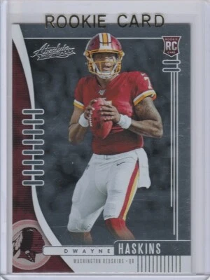 DWAYNE HASKINS Ohio State Buckeye REDSKINS ROOKIE CARD Absolute Football 2019 RC - Image 1 of 2
