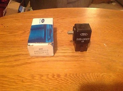 RELÉ DE EMBREAGEM COMPRESSOR AR CONDICIONADO FORD ESCORT 1981 1982 1983 NOVO NA CAIXA - Imagem 1 de 2