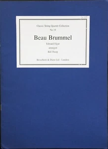 Beau Brummel for string quartet by Elgar arr. Bill Thorp - Picture 1 of 1
