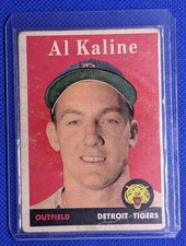 1958 Topps Baseball Al Kaline #70 HOF Detroit Tigers MLB