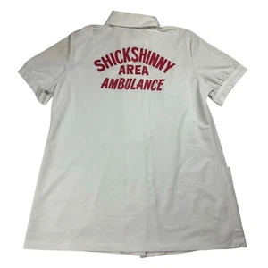 Vintage 70’s Shickshinny PA Ambulance Volunteer Corps Button Up Shirt - Picture 1 of 11
