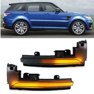 FRECCE LATERALI LED FUME' NERE SMOKE DINAMICHE LAND ROVER RANGE ROVER SPORT II - Foto 1 di 1