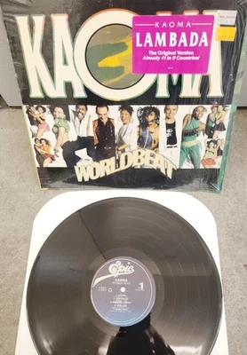 KAOMA WORLD BEAT 1989 LP EPIC PRINT VINTAGE VINYL OOP 10TRX Foto 1 de 2