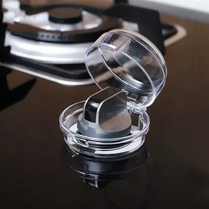 2 Pcs Baby Safety Oven Lock Lid Gas Stove Knob Covers Home Kitchen Switch-! - Picture 1 of 11