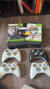 Xbox 360 Console Bundle with Controllers and 3 Games - Picture 1 of 4