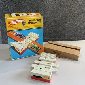 Contatore giri Hot Wheels Dual-Lane Mattel 1969 vintage in scatola - Foto 1 di 10
