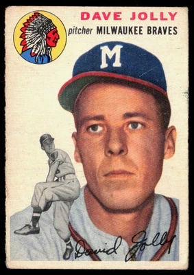 Dave Jolly 1954 Topps #188 RC - Image 1 of 2