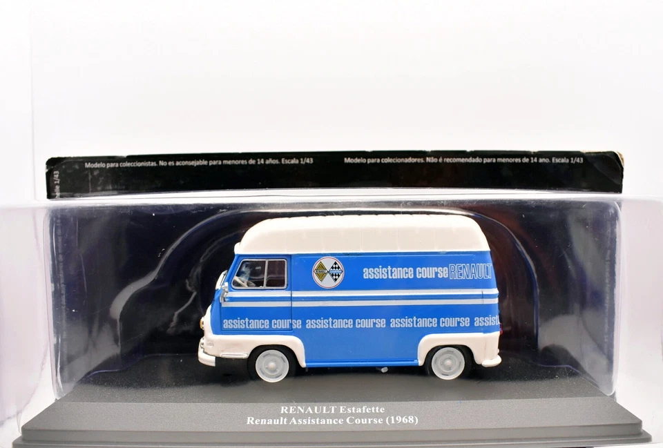 modellino auto rally scala 1:43 Renault estafette assistance course collezione - Immagine 1 di 1