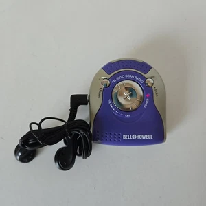 VTG Bell Howell Radio Action FM Auto scan Radio Blue Brand New - Picture 1 of 12