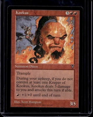 MTG CCG TCG, Kookus, Summon Djinn, VISIONS NM - Image 1 of 2